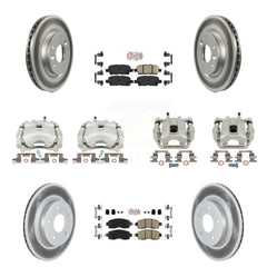Transit Auto KCG-102505N Disc Brake Kit for 2017 Nissan LEAF - Front and Rear product image