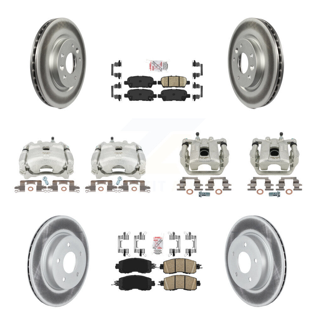 Transit Auto KCG-102506N Disc Brake Kit for 2017 Nissan LEAF - Front and Rear product image