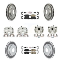 Transit Auto KCG-102507N Disc Brake Kit for 2017 Nissan LEAF - Front and Rear product image