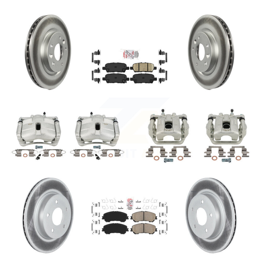Transit Auto KCG-102515N Disc Brake Kit for 2019 Nissan Rogue Sport - Front and Rear product image