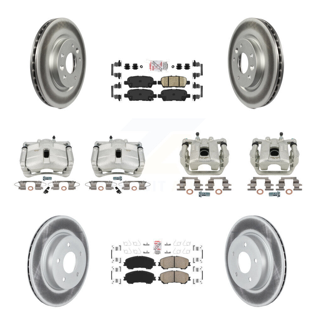 Transit Auto KCG-102517N Disc Brake Kit for 2019 Nissan Rogue Sport - Front and Rear product image