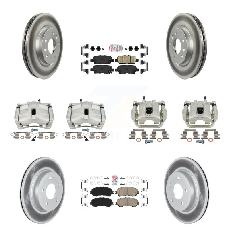 Transit Auto KCG-102517N Disc Brake Kit for 2019 Nissan Rogue Sport - Front and Rear product image