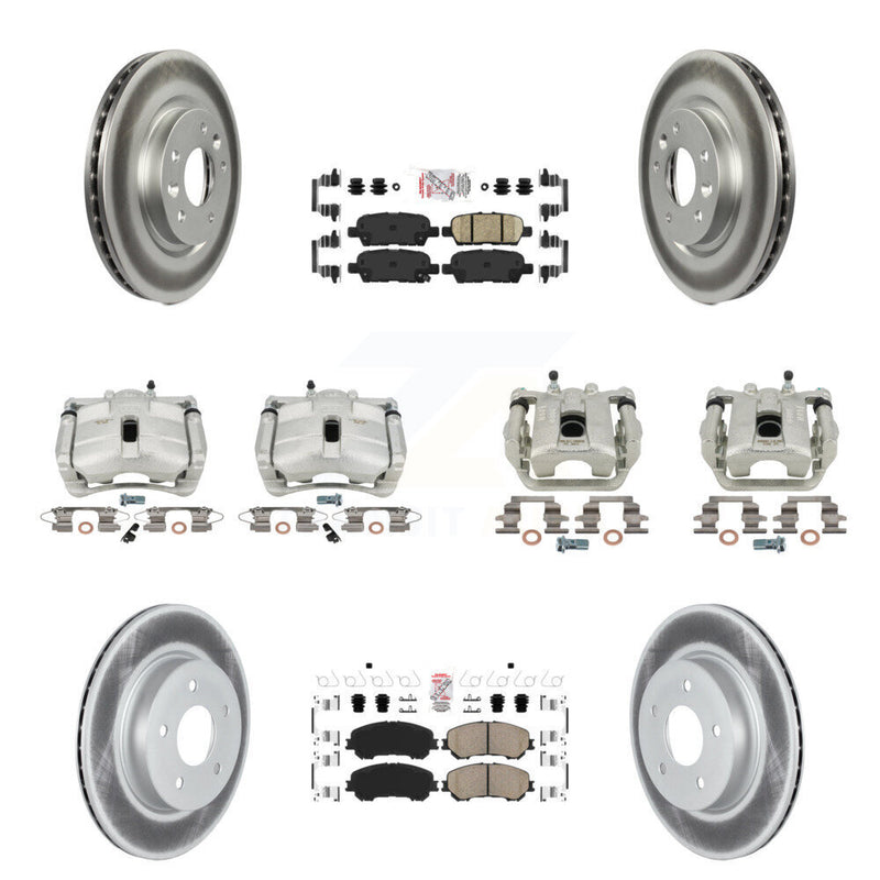 Transit Auto KCG-102518N Disc Brake Kit for 2019 Nissan Rogue Sport - Front and Rear product image