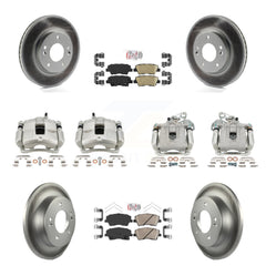 Transit Auto KCG-102519N Disc Brake Kit for 2017-2020 Hyundai Elantra - Front and Rear product image