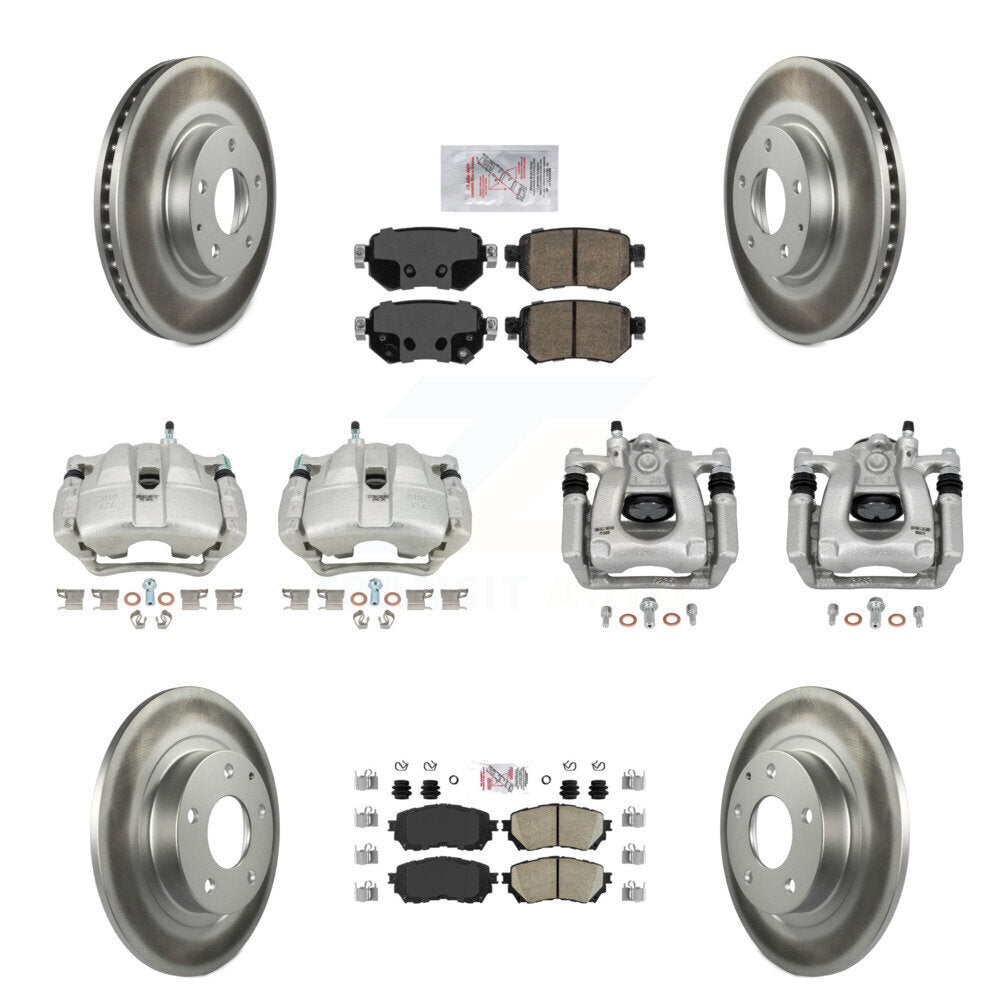 Transit Auto KCG-102520N Disc Brake Kit for 2016-2018 Mazda 6 - Front and Rear product image