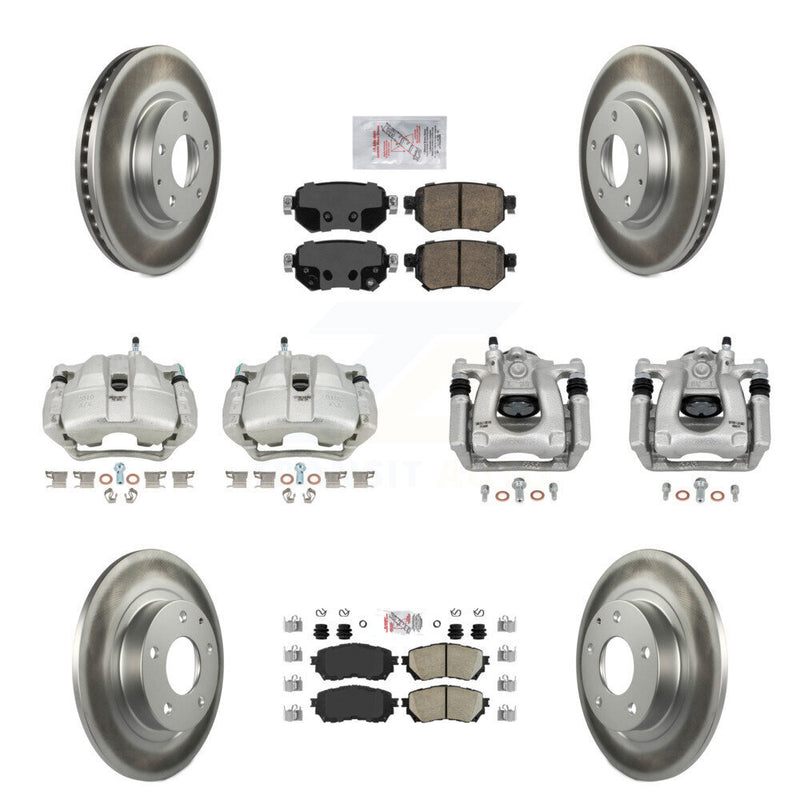 Transit Auto KCG-102520N Disc Brake Kit for 2016-2018 Mazda 6 - Front and Rear product image