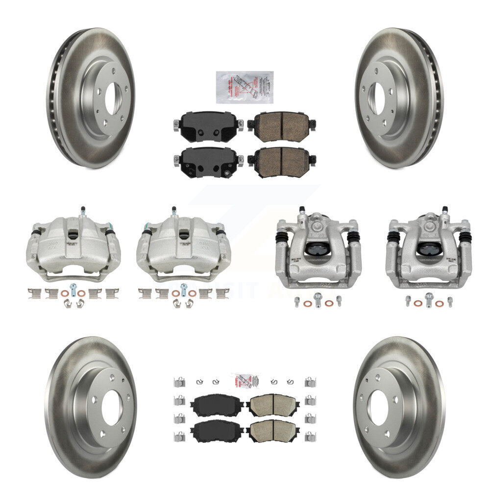 Transit Auto KCG-102521N Disc Brake Kit for 2016-2018 Mazda 6 - Front and Rear product image