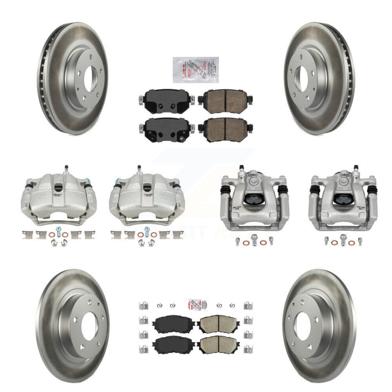 Transit Auto KCG-102521N Disc Brake Kit for 2016-2018 Mazda 6 - Front and Rear product image