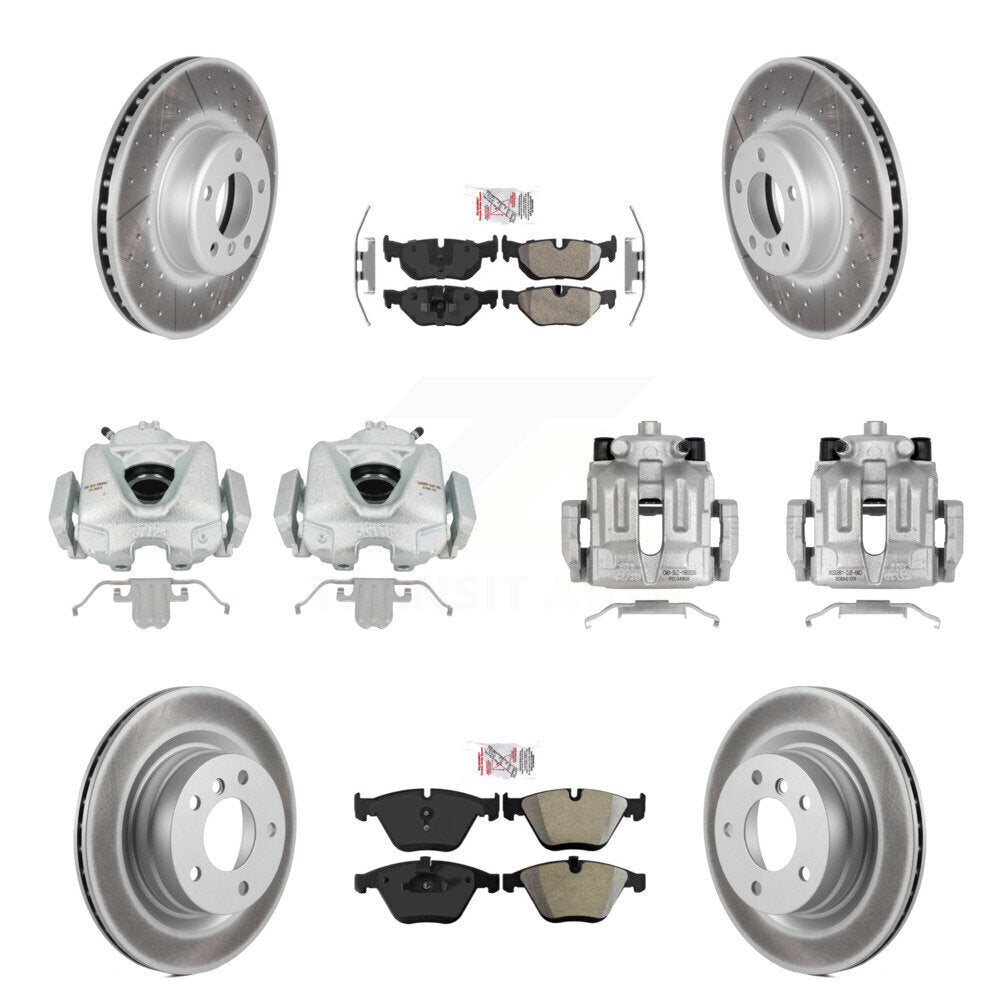 Transit Auto KCG-102535N Disc Brake Kit for 2013 BMW 328i - Front and Rear product image