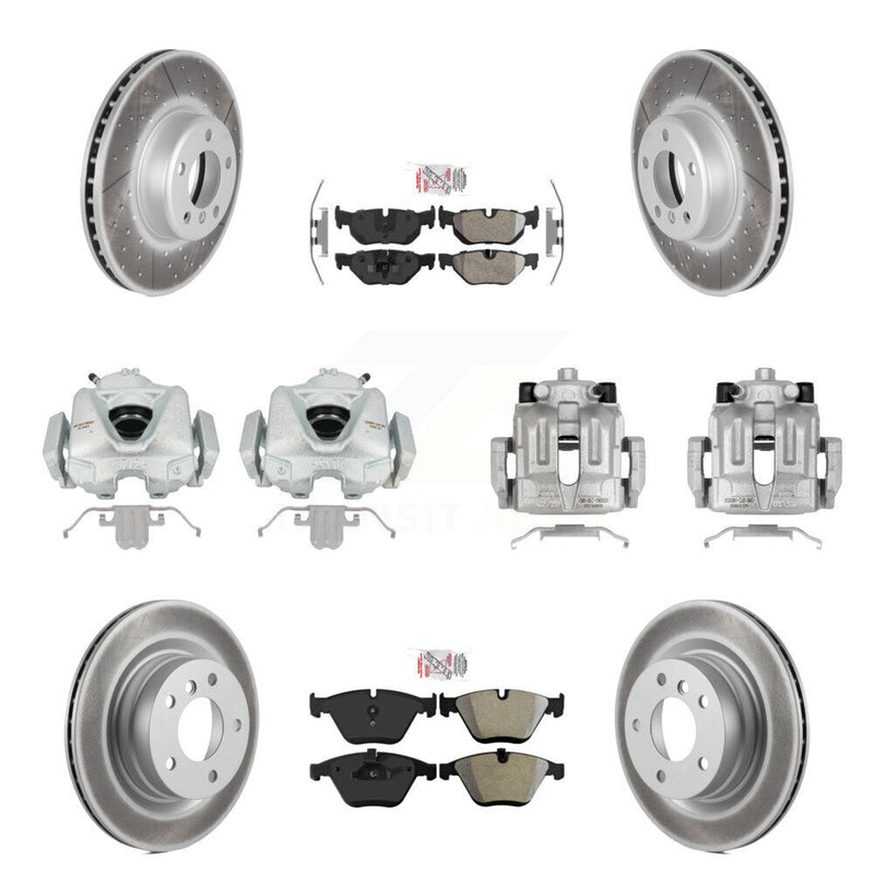 Transit Auto KCG-102535N Disc Brake Kit for 2013 BMW 328i - Front and Rear product image