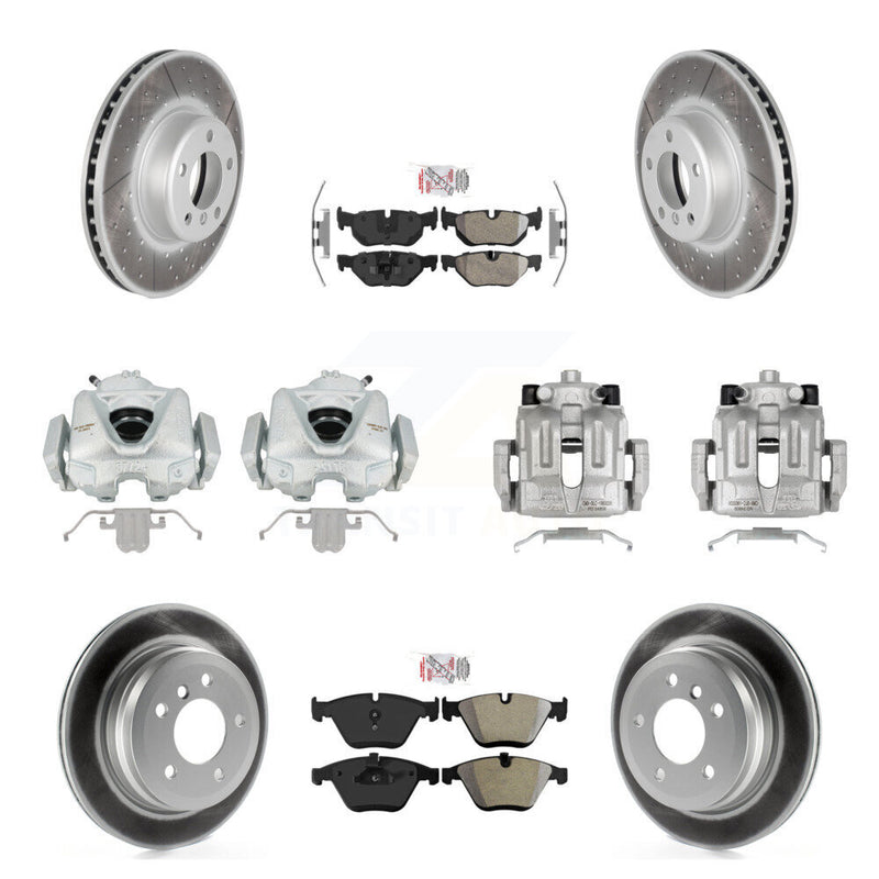 Transit Auto KCG-102538N Disc Brake Kit for 2013 BMW 328i - Front and Rear product image