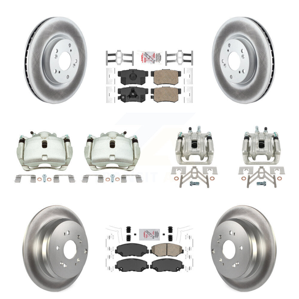 Transit Auto KCG-102548N Disc Brake Kit for 2005-2006 Honda CR-V - Front and Rear product image