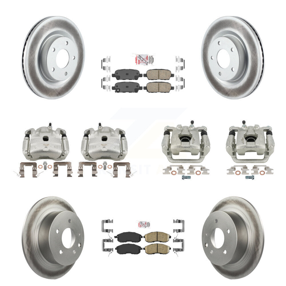Transit Auto KCG-102557N Disc Brake Kit for 2007-2009 Nissan Altima - Front and Rear product image