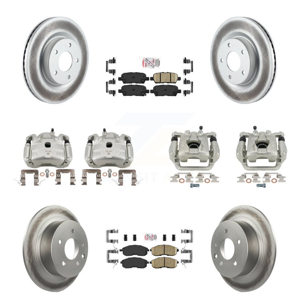 Transit Auto KCG-102560N Disc Brake Kit for 2007-2010 Nissan Altima - Front and Rear product image