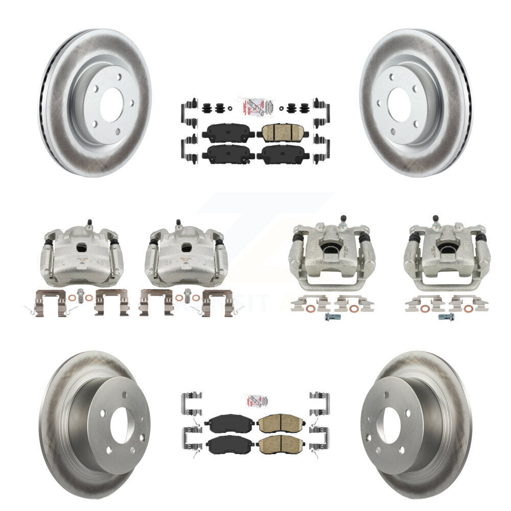 Transit Auto KCG-102561N Disc Brake Kit for 2007-2010 Nissan Altima - Front and Rear product image