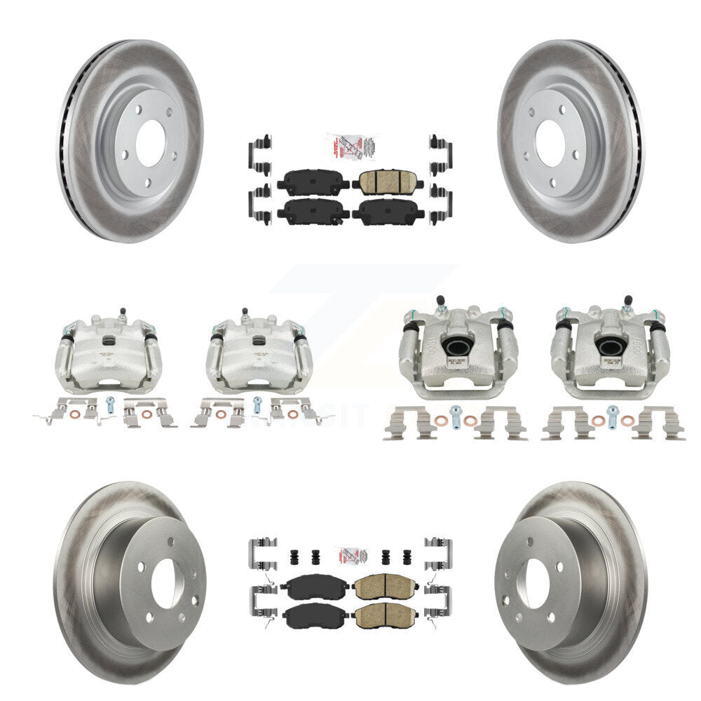 Transit Auto KCG-102570N Disc Brake Kit for 2011-2017 Nissan Juke - Front and Rear product image
