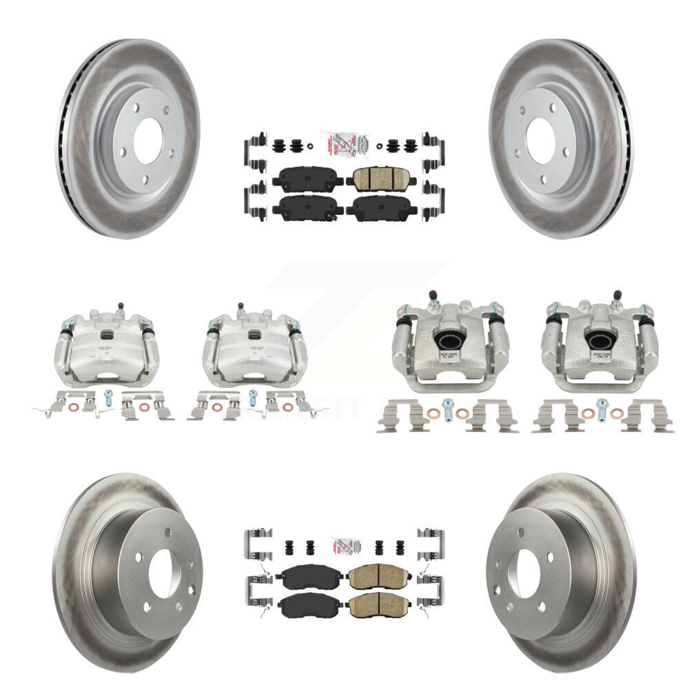 Transit Auto KCG-102572N Disc Brake Kit for 2011-2017 Nissan Juke - Front and Rear product image
