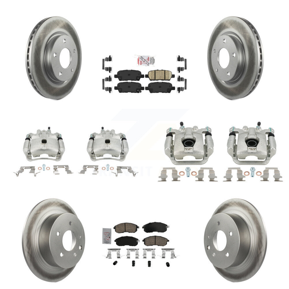 Transit Auto KCG-102573N Disc Brake Kit for 2013-2019 Nissan Sentra - Front and Rear product image