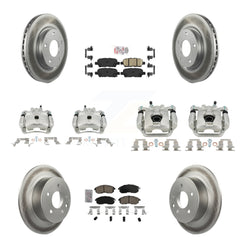 Transit Auto KCG-102573N Disc Brake Kit for 2013-2019 Nissan Sentra - Front and Rear product image