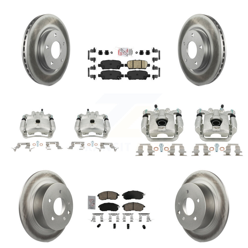 Transit Auto KCG-102575N Disc Brake Kit for 2013-2019 Nissan Sentra - Front and Rear product image