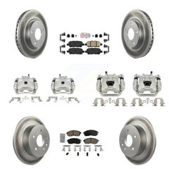 Transit Auto KCG-102575N Disc Brake Kit for 2013-2019 Nissan Sentra - Front and Rear product image