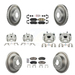 Transit Auto KCG-102576N Disc Brake Kit for 2013-2019 Nissan Sentra - Front and Rear product image
