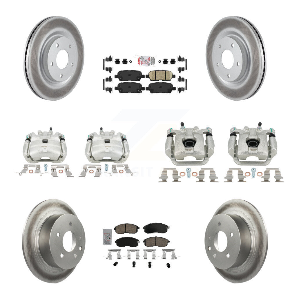 Transit Auto KCG-102579N Disc Brake Kit for 2017-2019 Nissan Sentra - Front and Rear product image