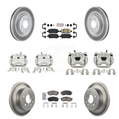 Transit Auto KCG-102580N Disc Brake Kit for 2017-2019 Nissan Sentra - Front and Rear product image