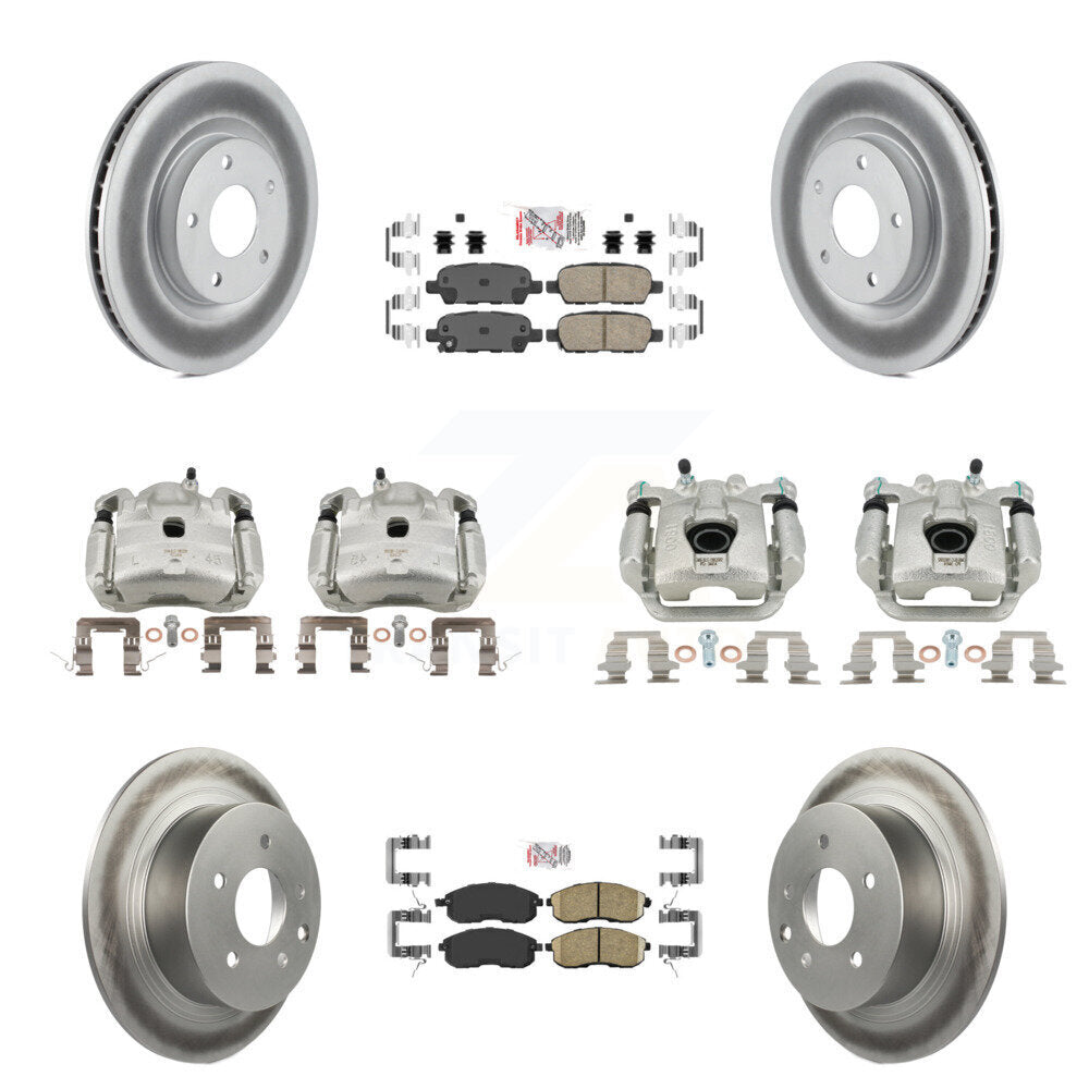 Transit Auto KCG-102581N Disc Brake Kit for 2007-2010 Nissan Sentra - Front and Rear product image
