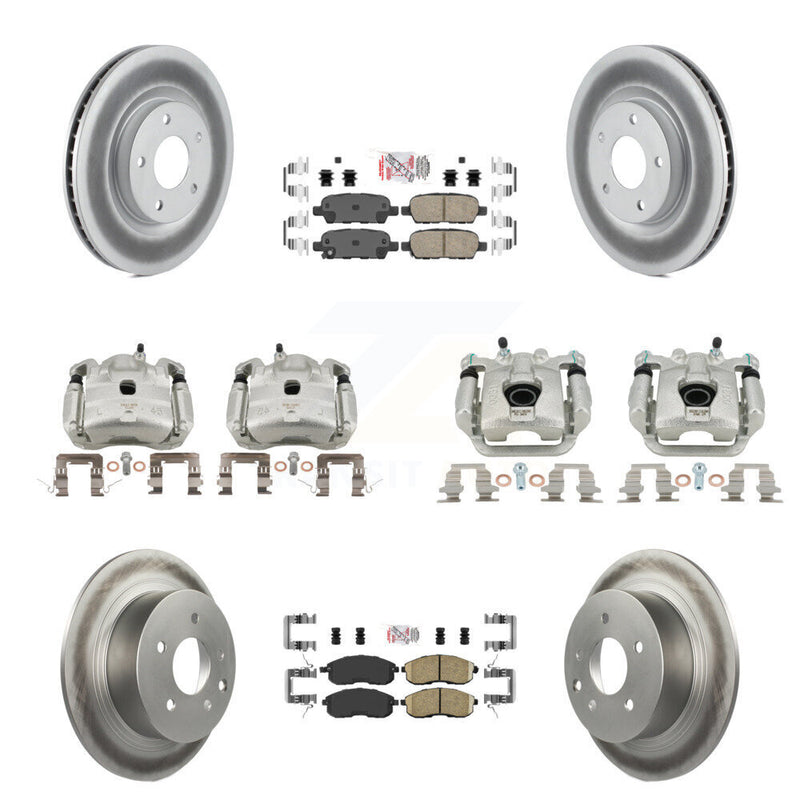 Transit Auto KCG-102582N Disc Brake Kit for 2007-2010 Nissan Sentra - Front and Rear product image