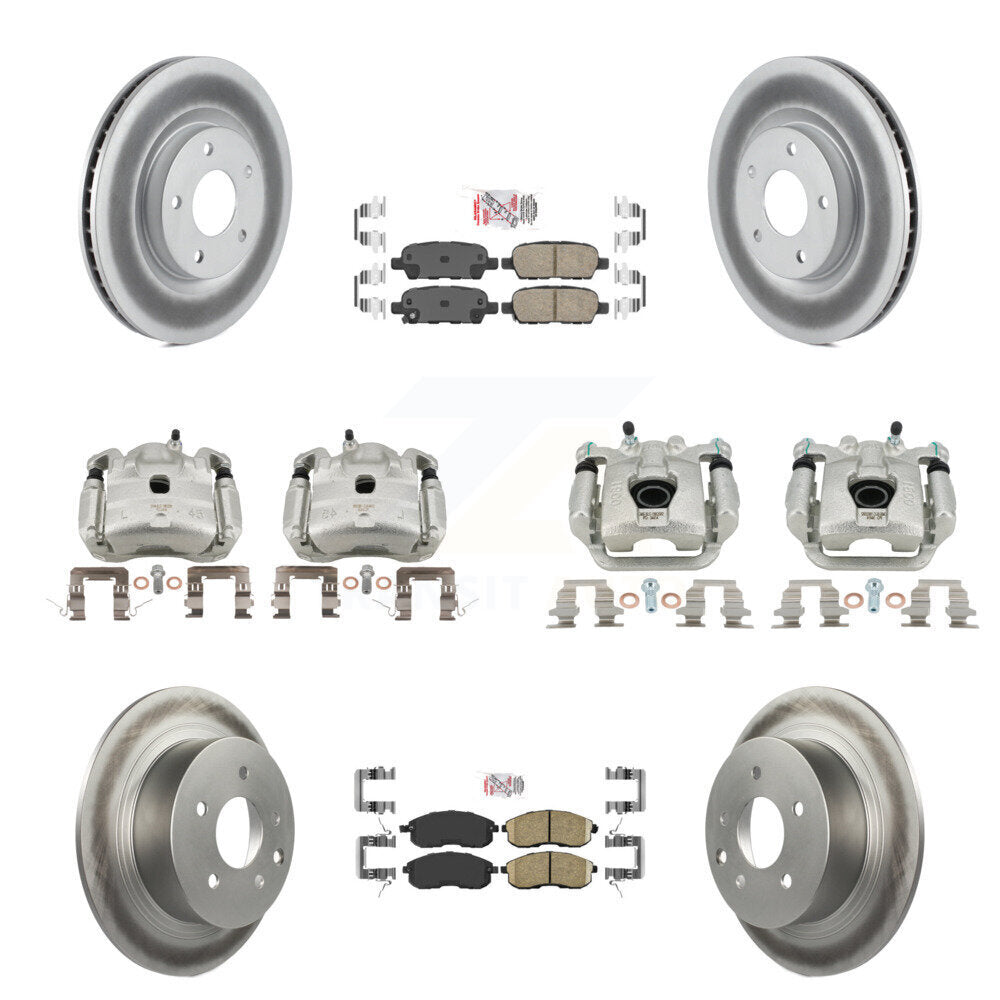 Transit Auto KCG-102583N Disc Brake Kit for 2007-2010 Nissan Sentra - Front and Rear product image