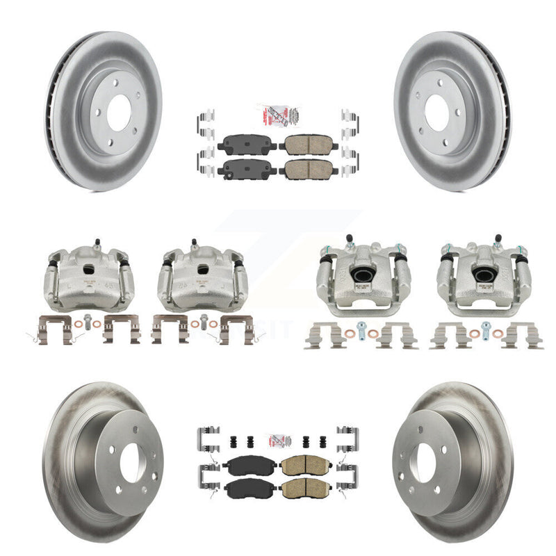Transit Auto KCG-102584N Disc Brake Kit for 2007-2010 Nissan Sentra - Front and Rear product image