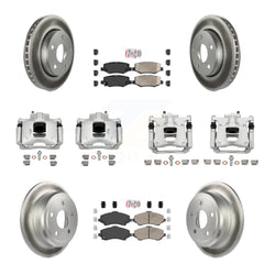 Transit Auto KCG-102585N Disc Brake Kit for 2007-2016 Jeep Wrangler - Front and Rear product image
