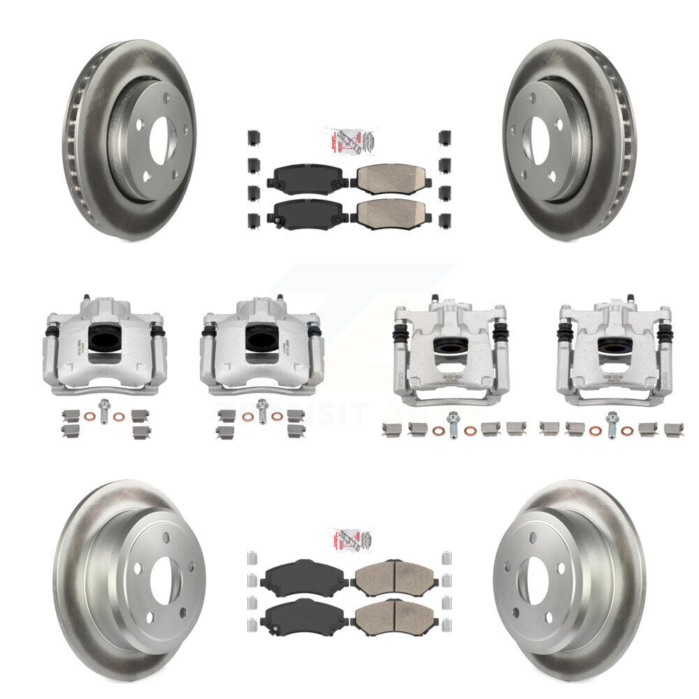 Transit Auto KCG-102586N Disc Brake Kit for 2007-2016 Jeep Wrangler - Front and Rear product image