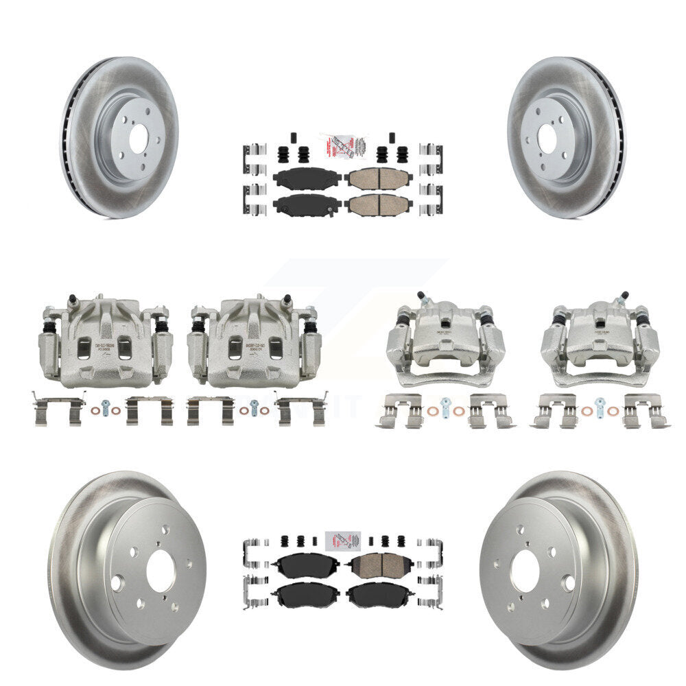 Transit Auto KCG-102601N Disc Brake Kit for 2015-2019 Subaru WRX - Front and Rear product image