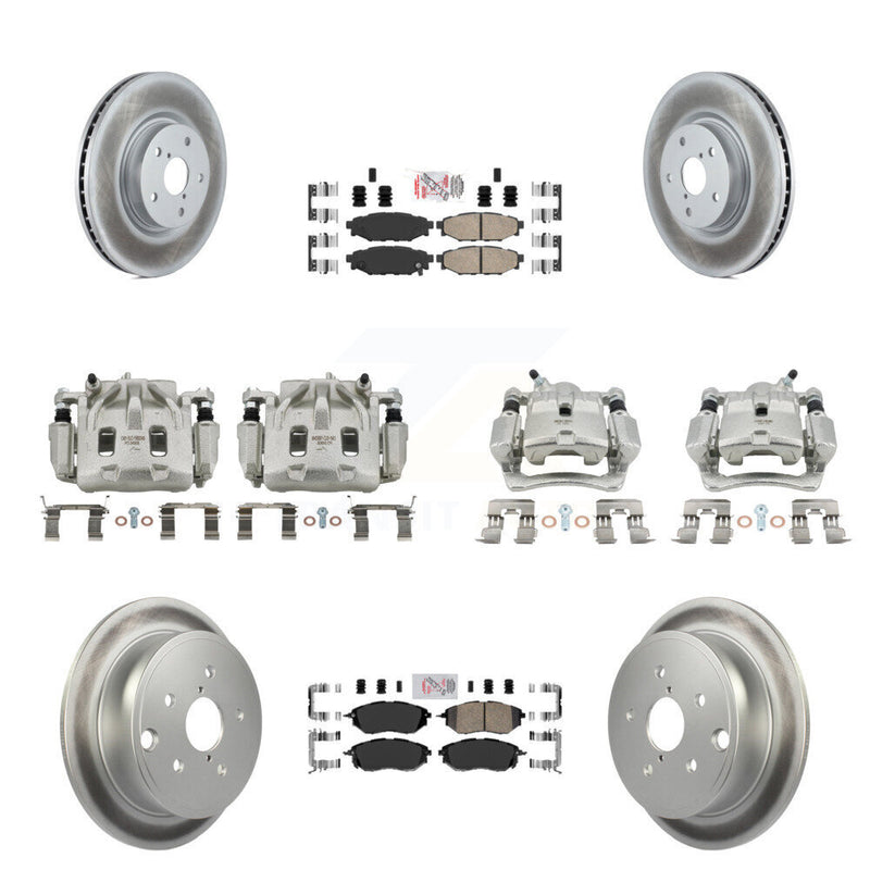 Transit Auto KCG-102601N Disc Brake Kit for 2015-2019 Subaru WRX - Front and Rear product image