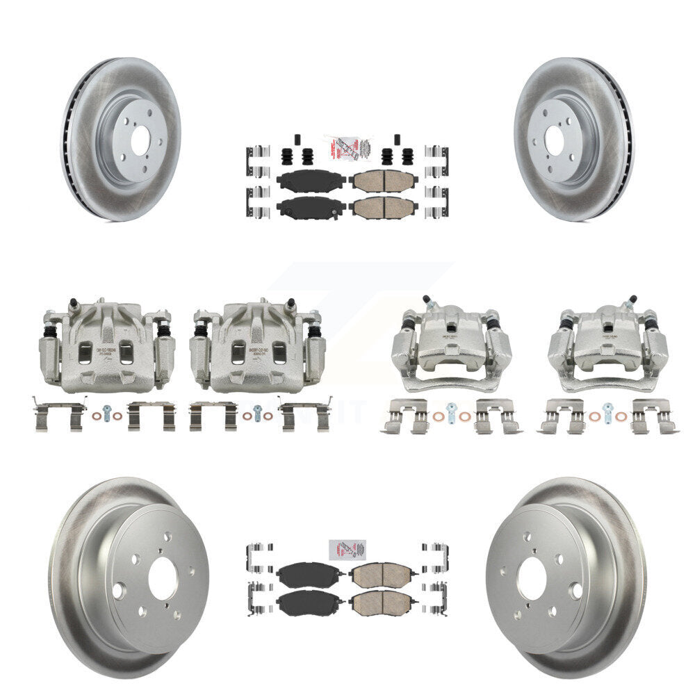 Transit Auto KCG-102602N Disc Brake Kit for 2015-2019 Subaru WRX - Front and Rear product image