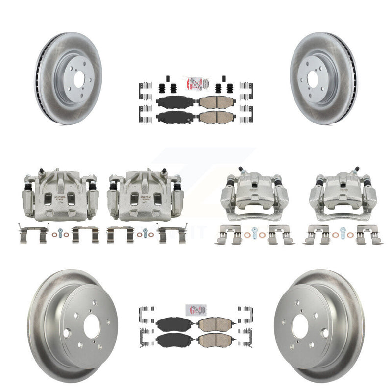 Transit Auto KCG-102602N Disc Brake Kit for 2015-2019 Subaru WRX - Front and Rear product image