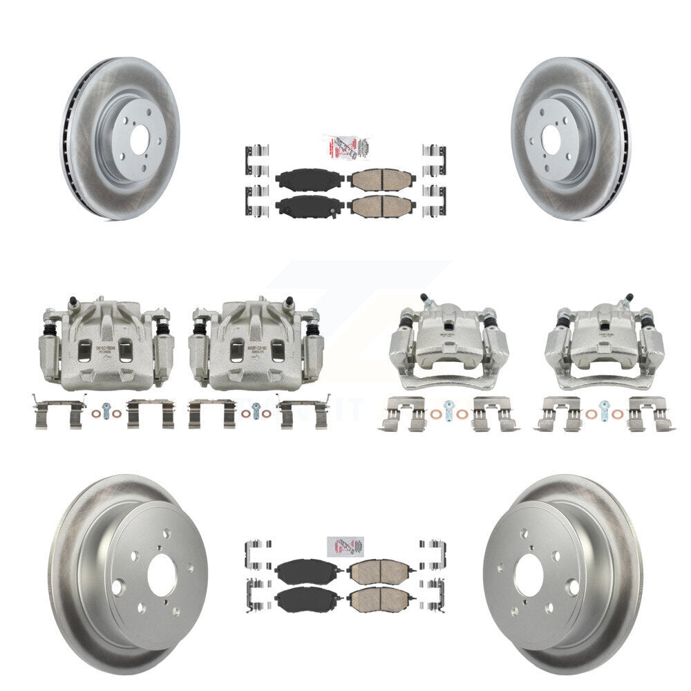 Transit Auto KCG-102604N Disc Brake Kit for 2015-2019 Subaru WRX - Front and Rear product image