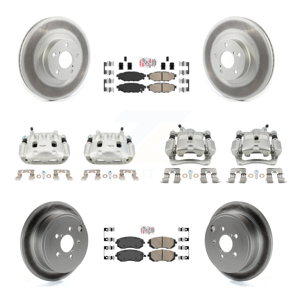 Transit Auto KCG-102607N Disc Brake Kit for 2008-2013 Subaru WRX, Subaru Impreza, Subaru Forester - Front and Rear product image