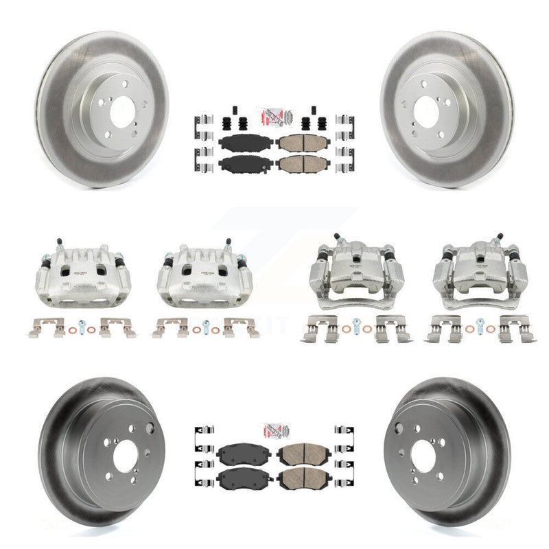 Transit Auto KCG-102607N Disc Brake Kit for 2008-2013 Subaru WRX, Subaru Impreza, Subaru Forester - Front and Rear product image