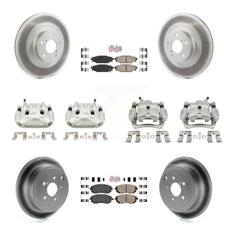 Transit Auto KCG-102608N Disc Brake Kit for 2008-2013 Subaru WRX, Subaru Impreza, Subaru Forester - Front and Rear product image