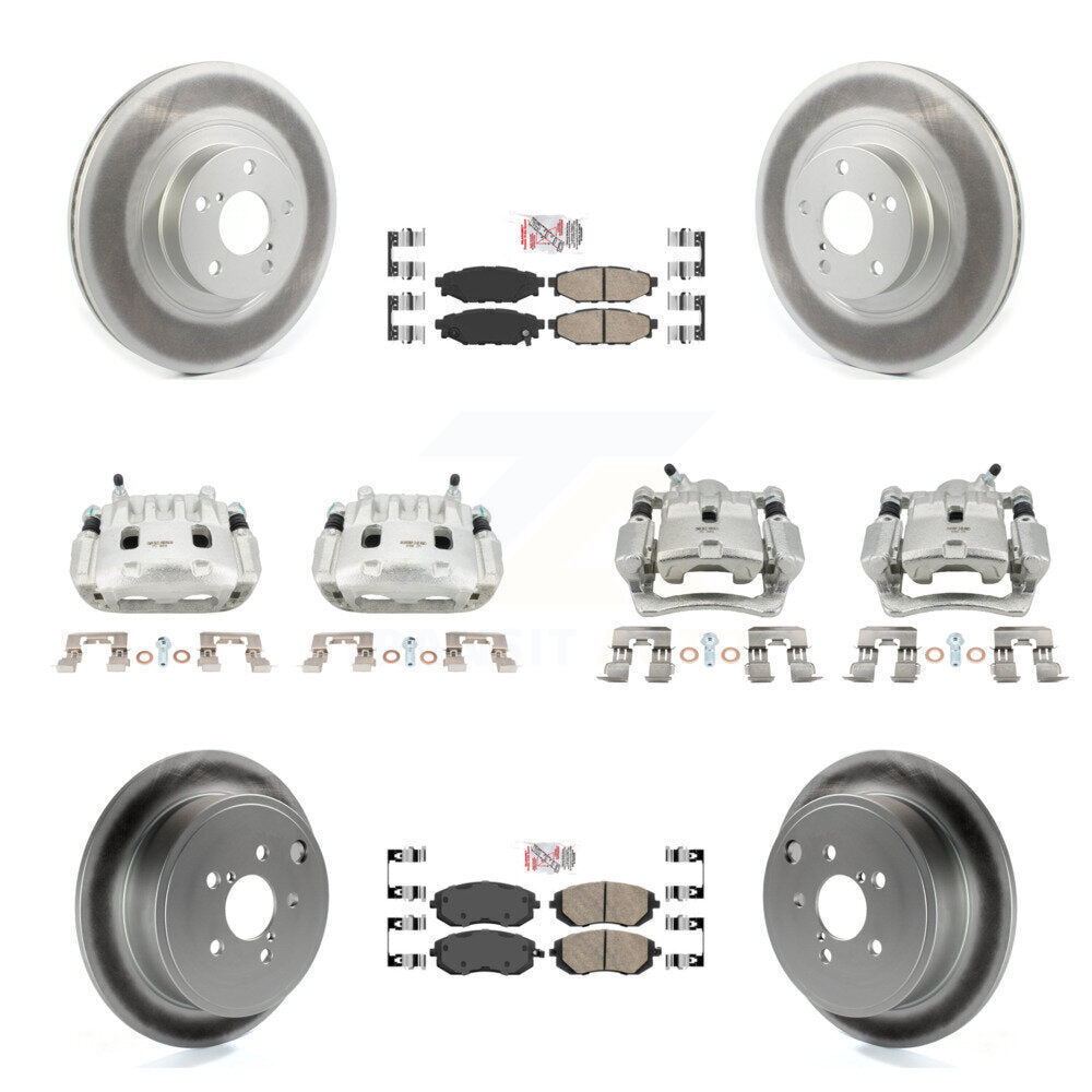 Transit Auto KCG-102610N Disc Brake Kit for 2008-2013 Subaru WRX, Subaru Impreza, Subaru Forester - Front and Rear product image