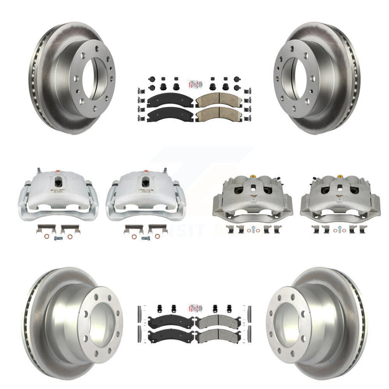 Transit Auto KCG-102617N Disc Brake Kit for 2009-2020 Chevrolet Express 4500, GMC Savana 4500 - Front and Rear product image