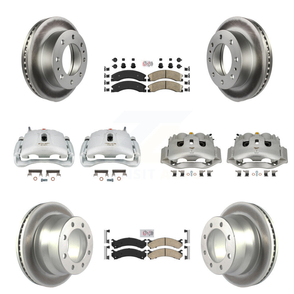 Transit Auto KCG-102618N Disc Brake Kit for 2009-2020 Chevrolet Express 4500, GMC Savana 4500 - Front and Rear product image
