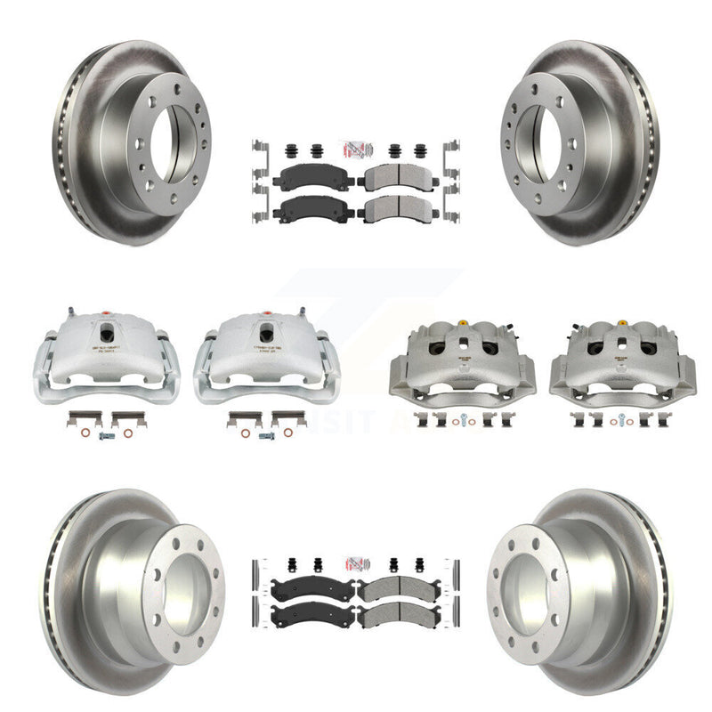Transit Auto KCG-102632N Disc Brake Kit for 2016 Chevrolet Express 4500 - Front and Rear product image