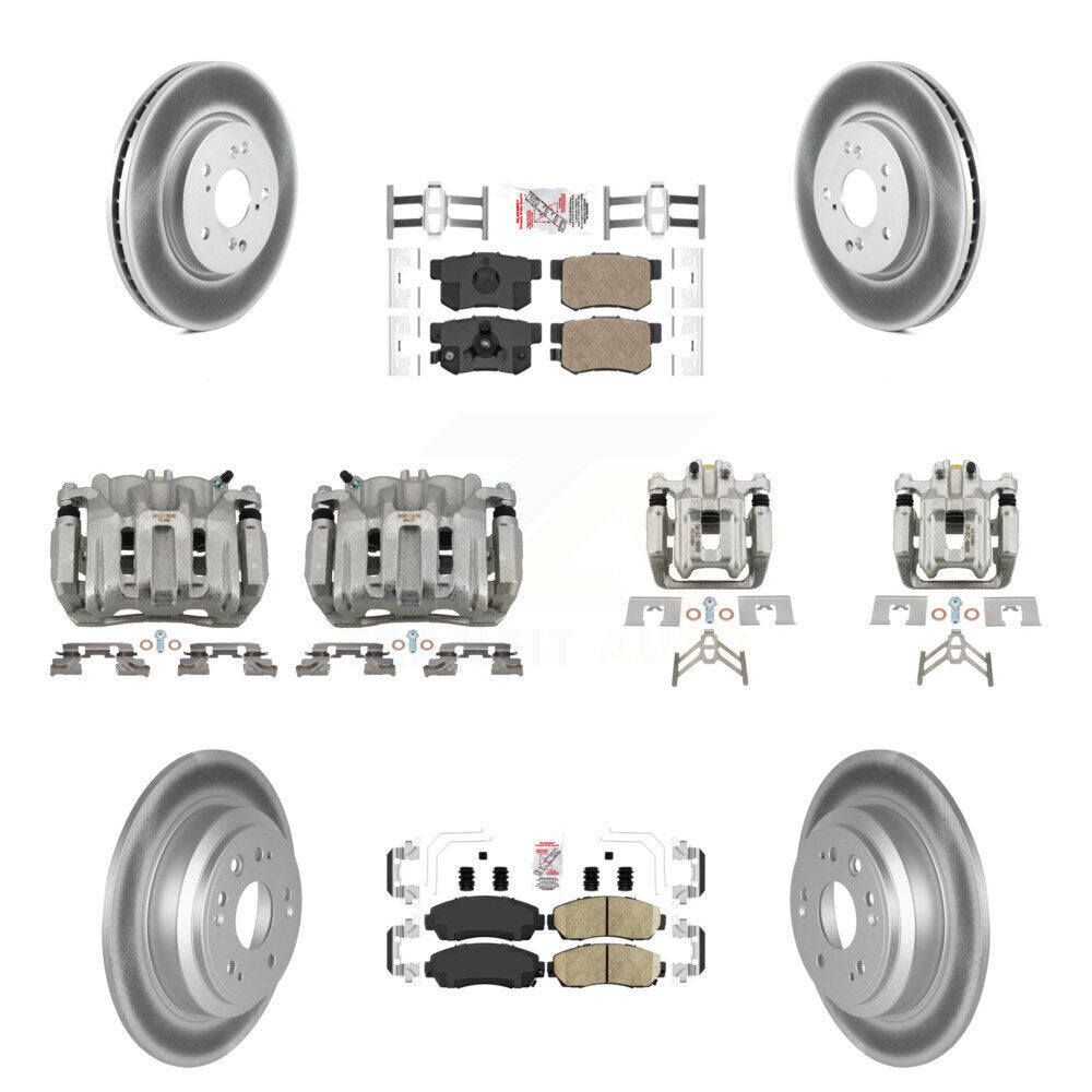 Transit Auto KCG-102635N Disc Brake Kit for 2012-2015 Honda Crosstour - Front and Rear product image