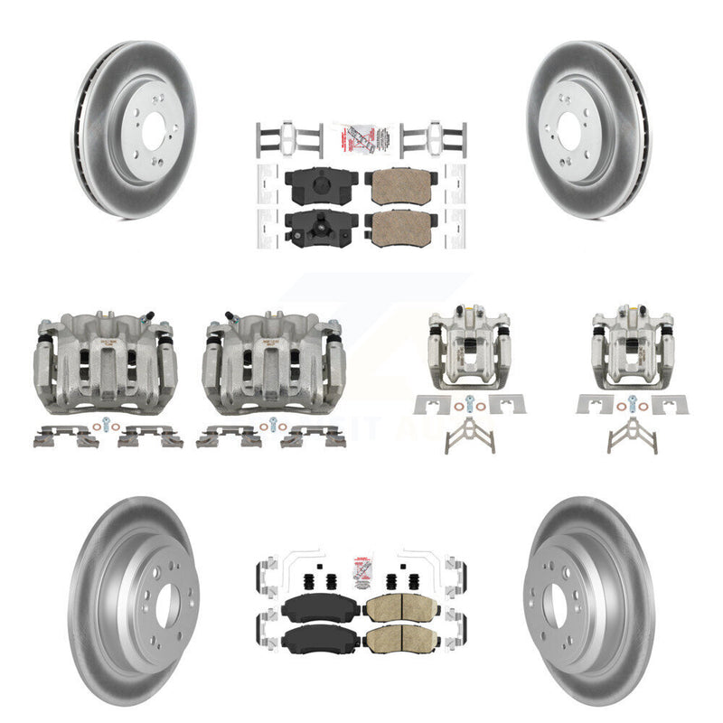 Transit Auto KCG-102635N Disc Brake Kit for 2012-2015 Honda Crosstour - Front and Rear product image