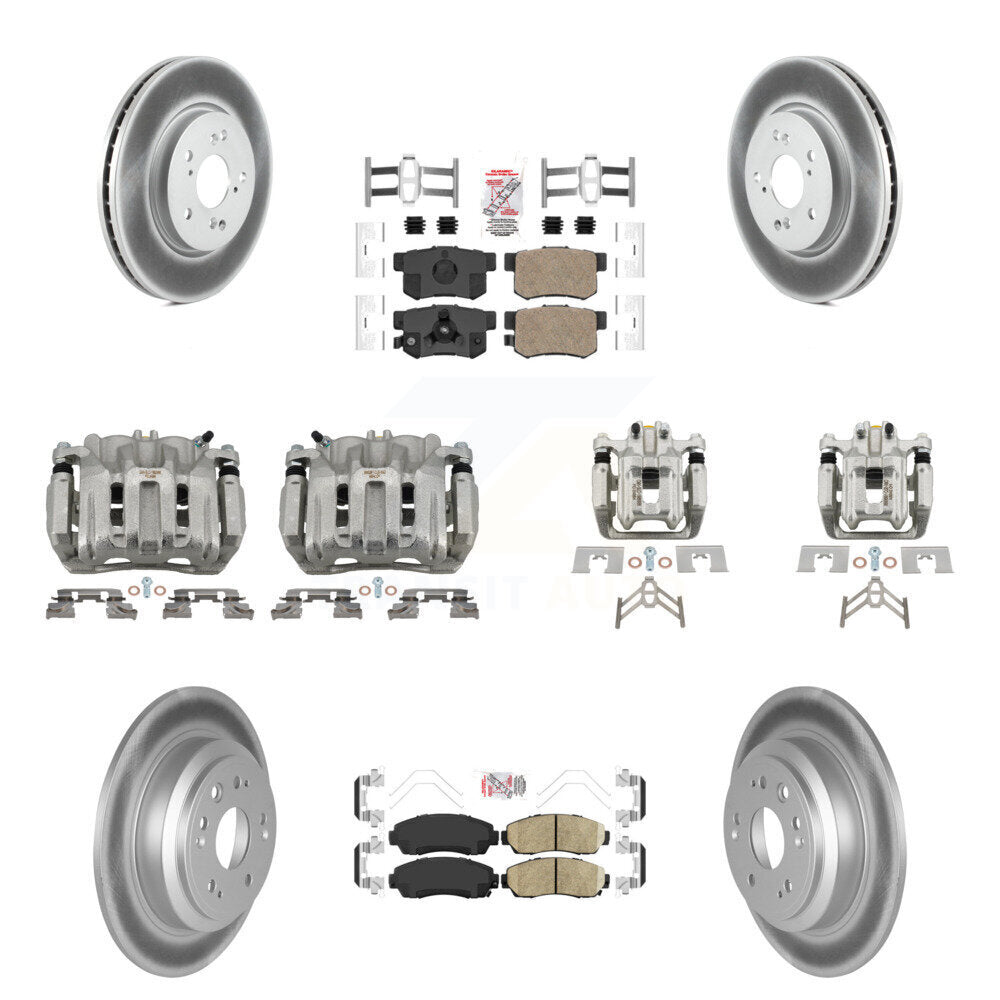 Transit Auto KCG-102638N Disc Brake Kit for 2012-2015 Honda Crosstour - Front and Rear product image