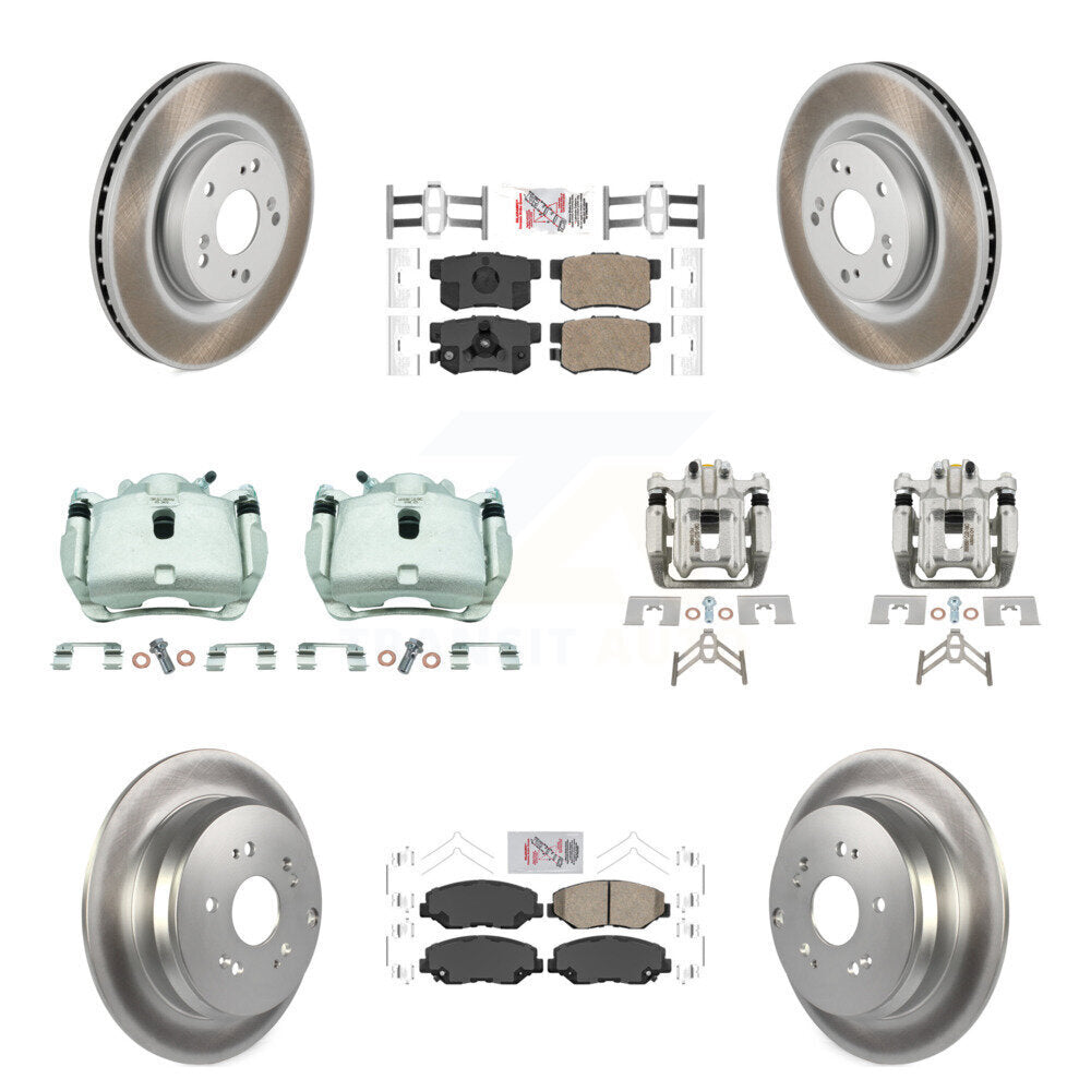 Transit Auto KCG-102639N Disc Brake Kit for 2012-2016 Honda CR-V - Front and Rear product image